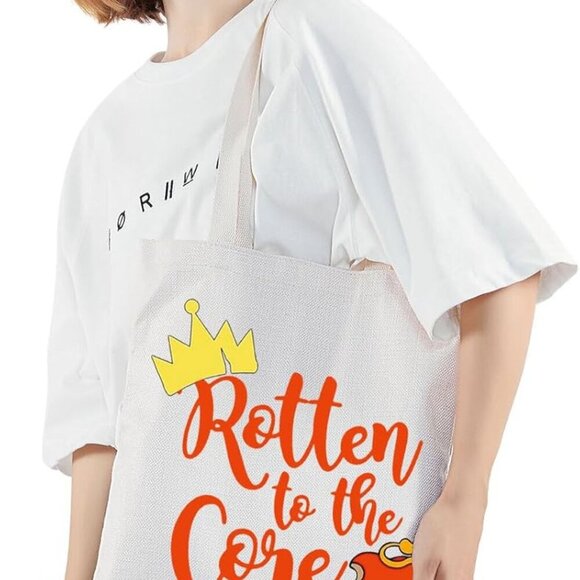 Mal Evie Movie Canvas Tote Bag Rotten To The Core Evil Queen Merch - Picture 4 of 7